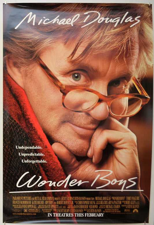 Wonder Boys Original One Sheet Poster - Film Poster - Movie Poster