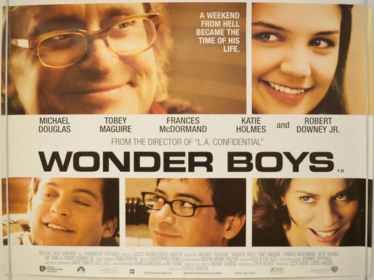 Wonder Boys  Original Quad Poster - Film Poster - Movie Poster 