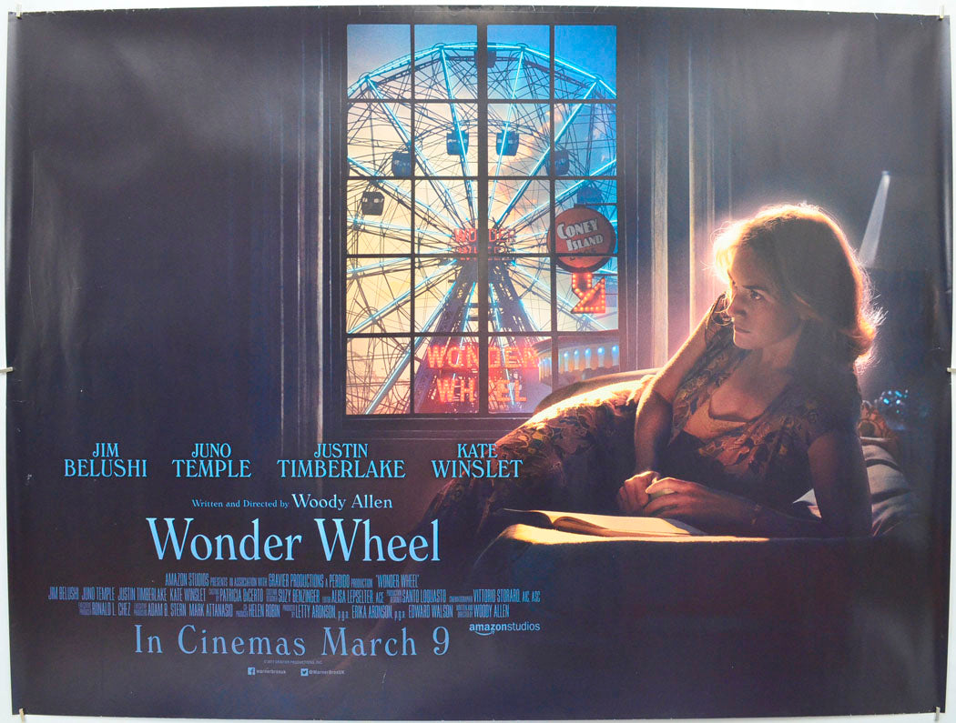 Wonder Wheel  Original Quad Poster - Film Poster - Movie Poster