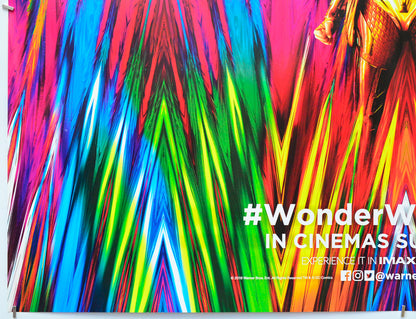 Wonder Woman 1984 (Bottom Left) Cinema Quad Movie Poster 
