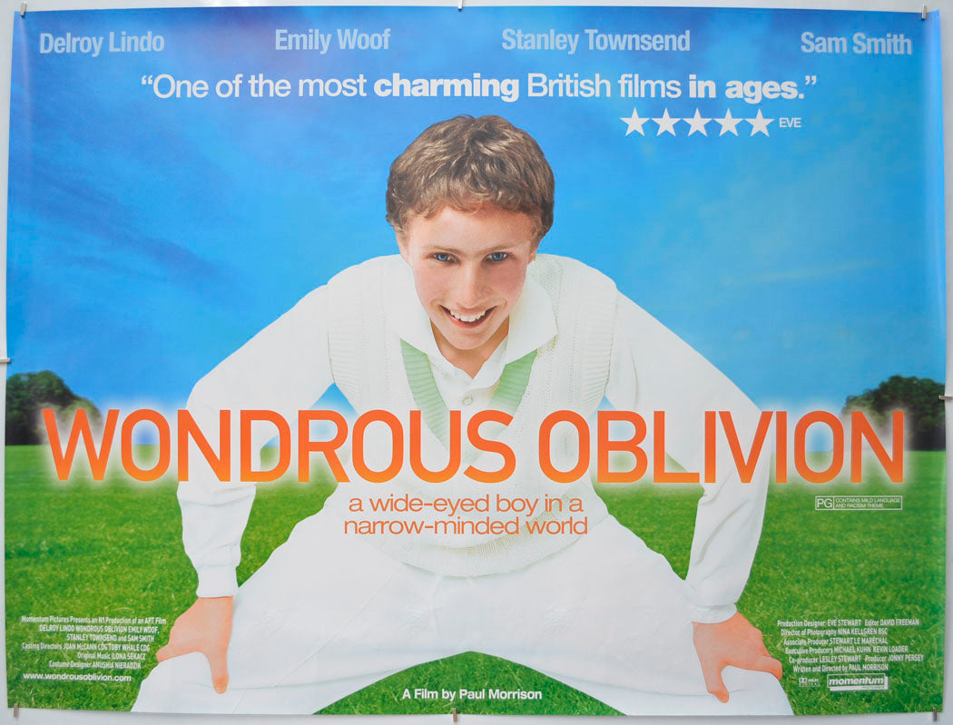 Wondrous Oblivion Original Quad Poster - Film Poster - Movie Poster