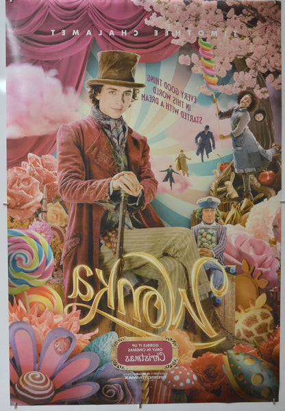 WONKA (Back) Cinema One Sheet Movie Poster 