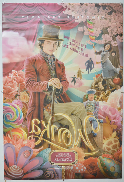 WONKA (Back) Cinema One Sheet Movie Poster 