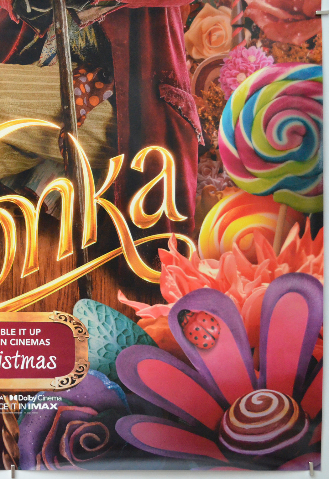 WONKA (Bottom Right) Cinema One Sheet Movie Poster 