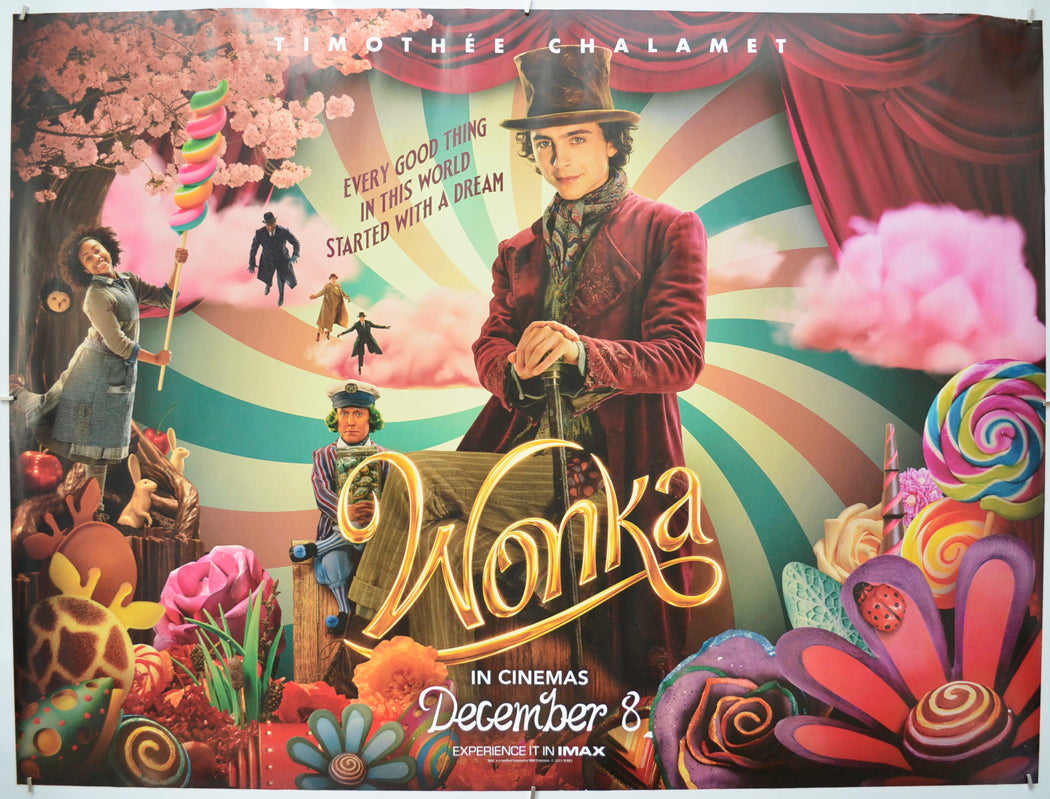 Wonka (Teaser / Advance Version) Original Quad Poster - Film Poster - Movie Poster