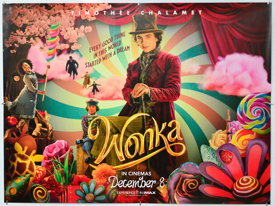 Wonka - Original Quad Poster - Film Poster - Movie Poster