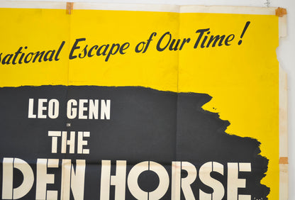 THE WOODEN HORSE (Top Right) Cinema Quad Movie Poster 