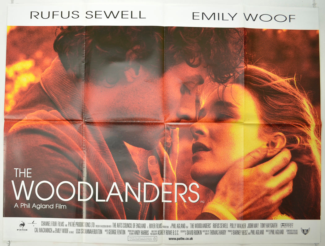 The Woodlanders   Original Quad Poster - Film Poster - Movie Poster 