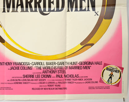 THE WORLD IS FULL OF MARRIED MEN (Bottom Right) Cinema Quad Movie Poster 