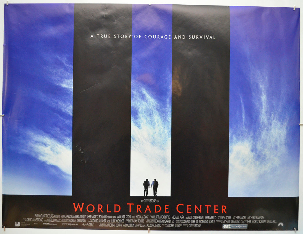 World Trade Center - Original Quad Poster - Film Poster - Movie Poster