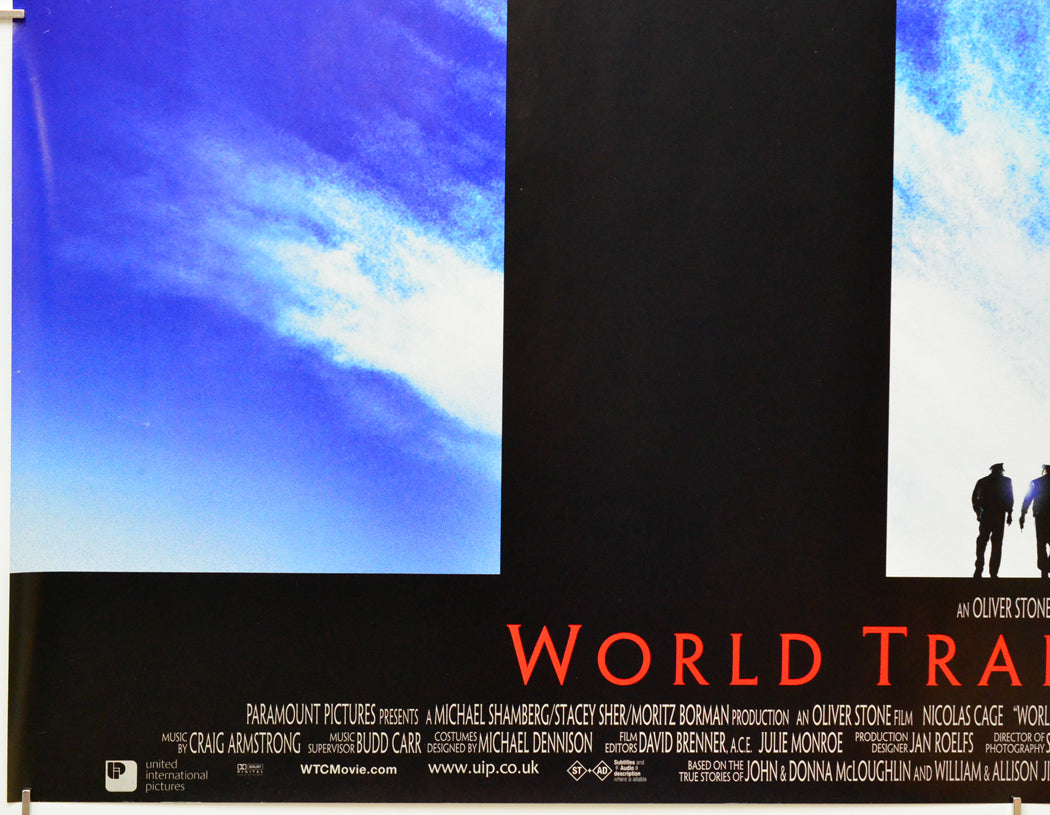 World Trade Center (Bottom Left) Cinema Quad Movie Poster 