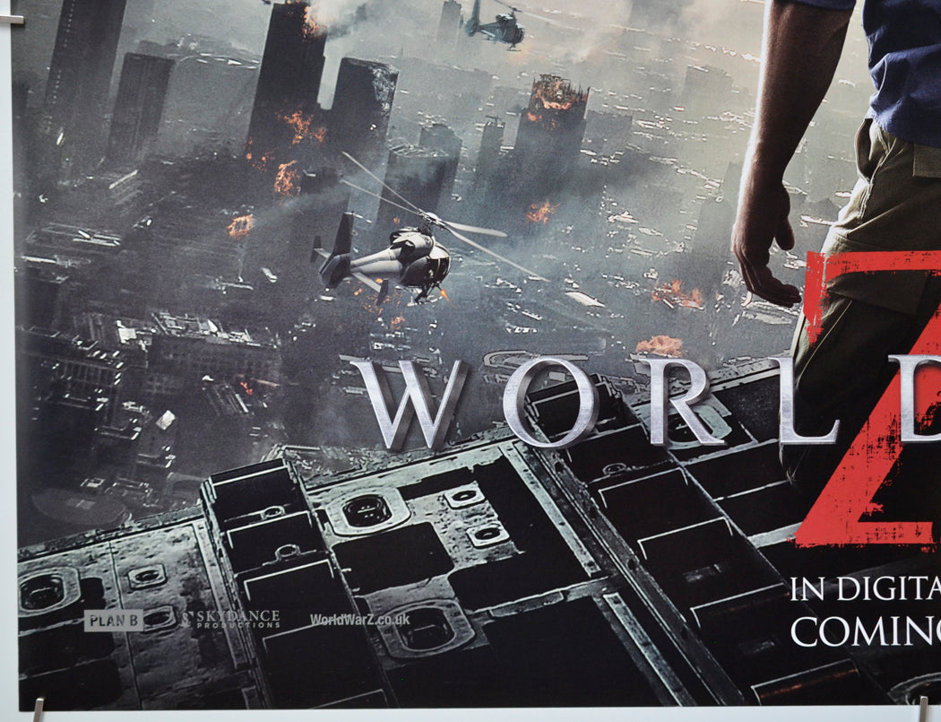 World War Z (Bottom Left) Cinema Quad Movie Poster 