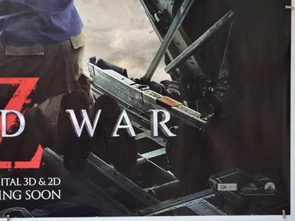 World War Z (Bottom Right) Cinema Quad Movie Poster 