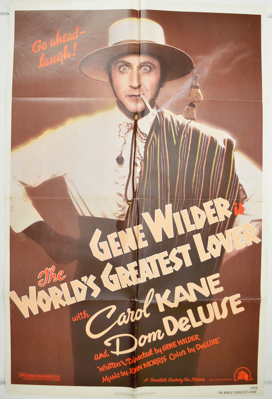 The World's Greatest Lover  Original One Sheet Poster - Film Poster - Movie Poster 