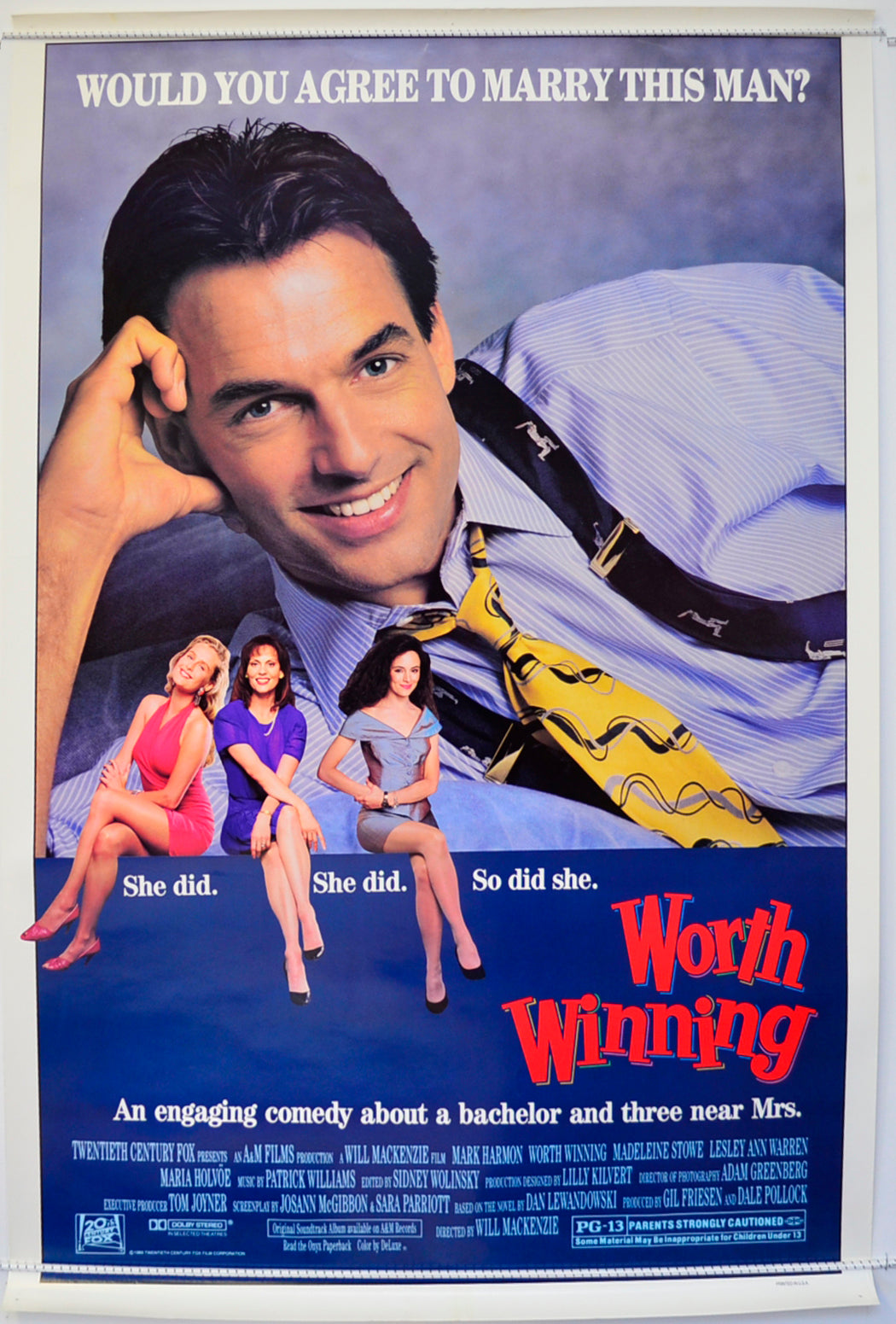 Worth Winning  Original One Sheet Poster - Film Poster - Movie Poster 