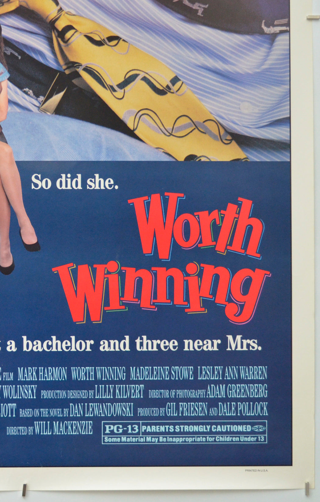 WORTH WINNING (Bottom Right) Cinema One Sheet Movie Poster 