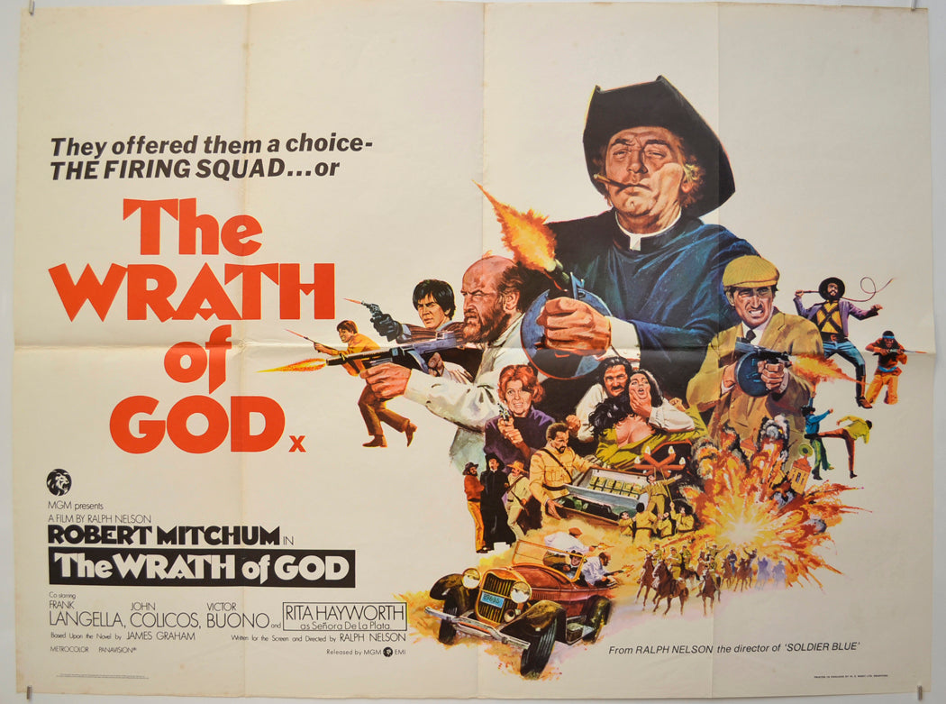 The Wrath Of God Original Quad Poster - Film Poster - Movie Poster