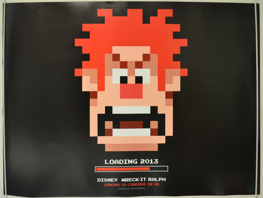 Wreck-It Ralph  (Teaser / Advance Version)  Original Quad Poster - Film Poster - Movie Poster 