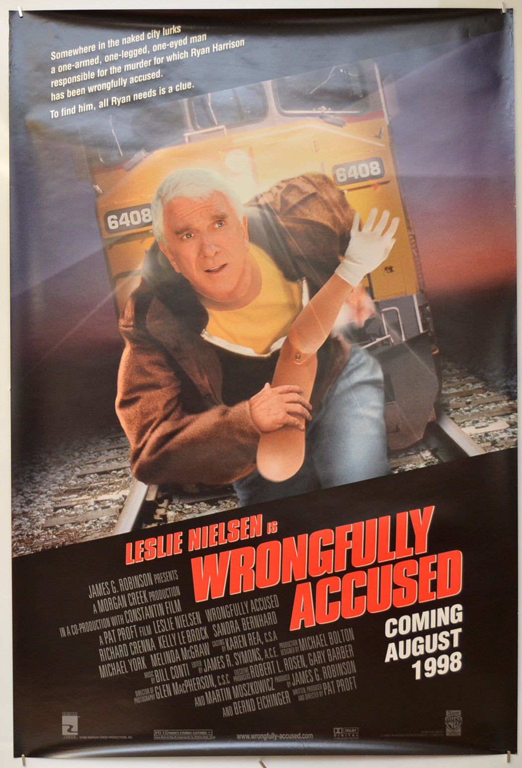 Wrongfully Accused Original One Sheet Poster - Film Poster - Movie Poster