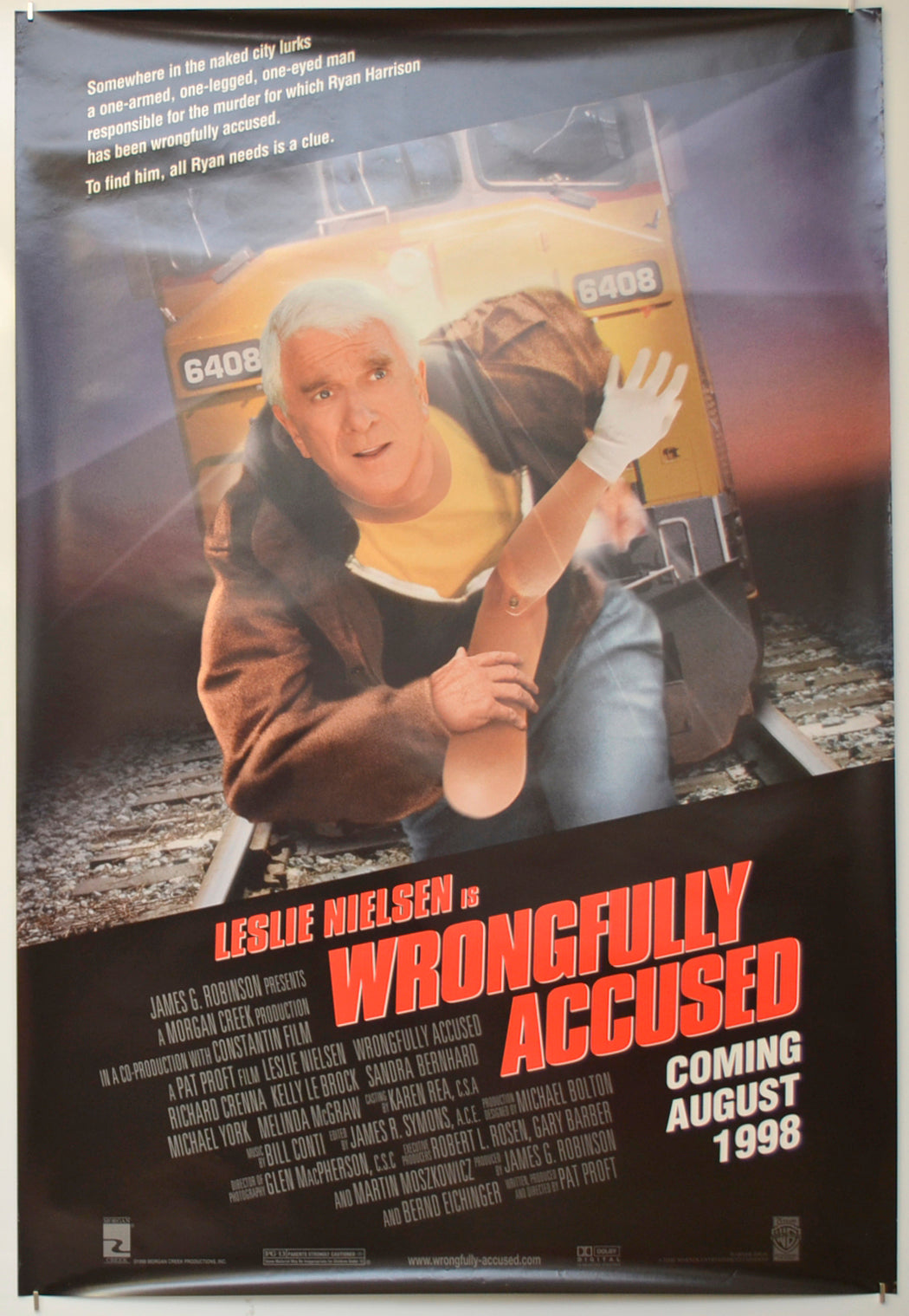 Wrongfully Accused Original One Sheet Poster - Film Poster - Movie Poster