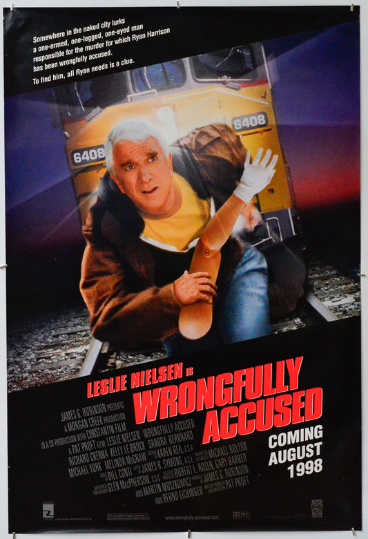 Wrongfully Accused - Original One Sheet Poster - Film Poster - Movie Poster 