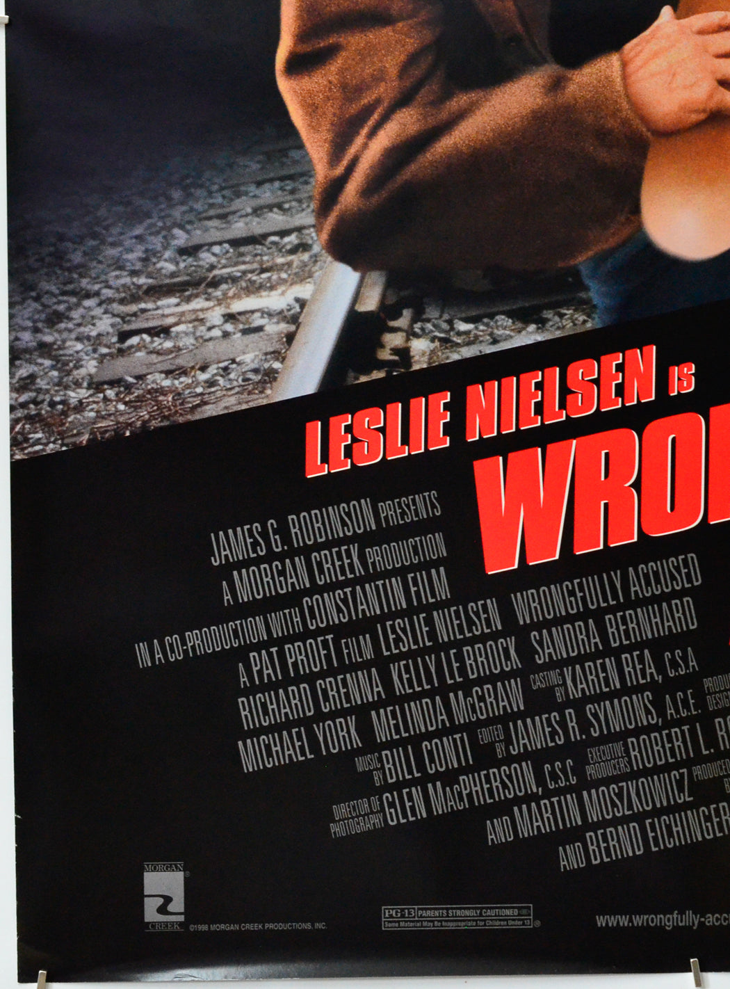Wrongfully Accused (Bottom Left) Cinema One Sheet Movie Poster 