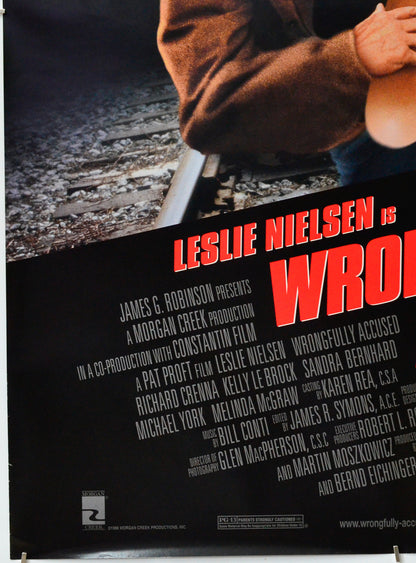 Wrongfully Accused (Bottom Left) Cinema One Sheet Movie Poster 