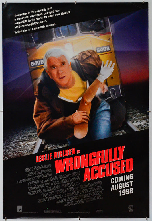 Wrongfully Accused - Original One Sheet Poster - Film Poster - Movie Poster 