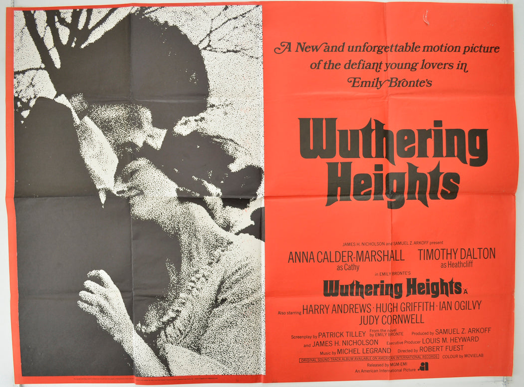 Wuthering Heights Original Quad Poster - Film Poster - Movie Poster  