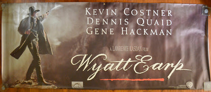 Wyatt Earp  Original Cinema Banner - Film Banner - Movie Banner - Vinyl Banner