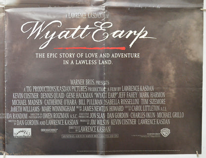 WYATT EARP (Bottom Right) Cinema Quad Movie Poster 