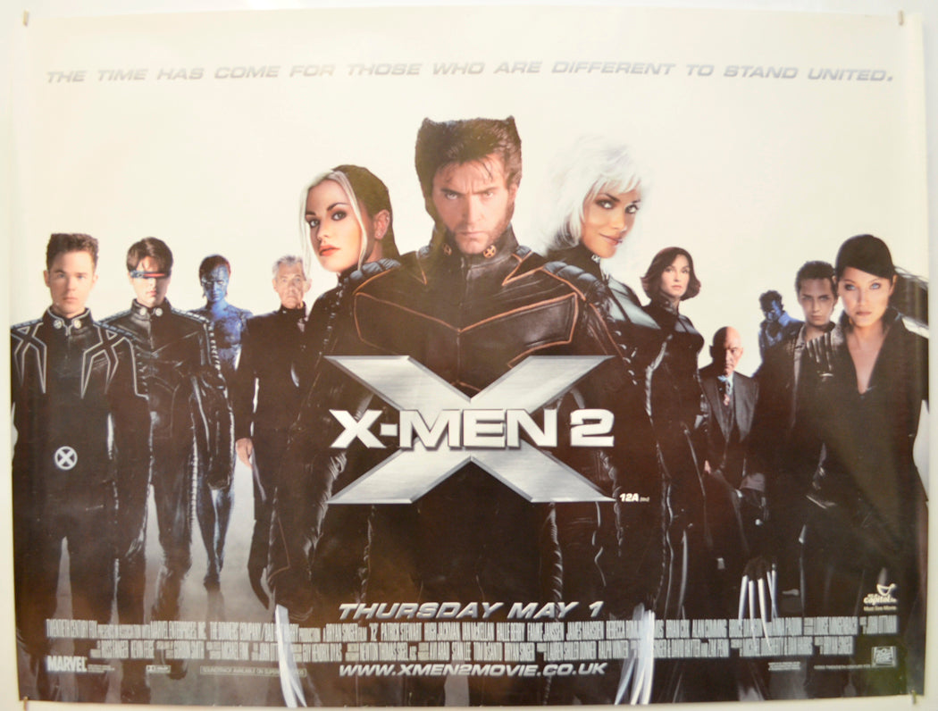 X-MEN 2 Original Quad Poster - Film Poster - Movie Poster