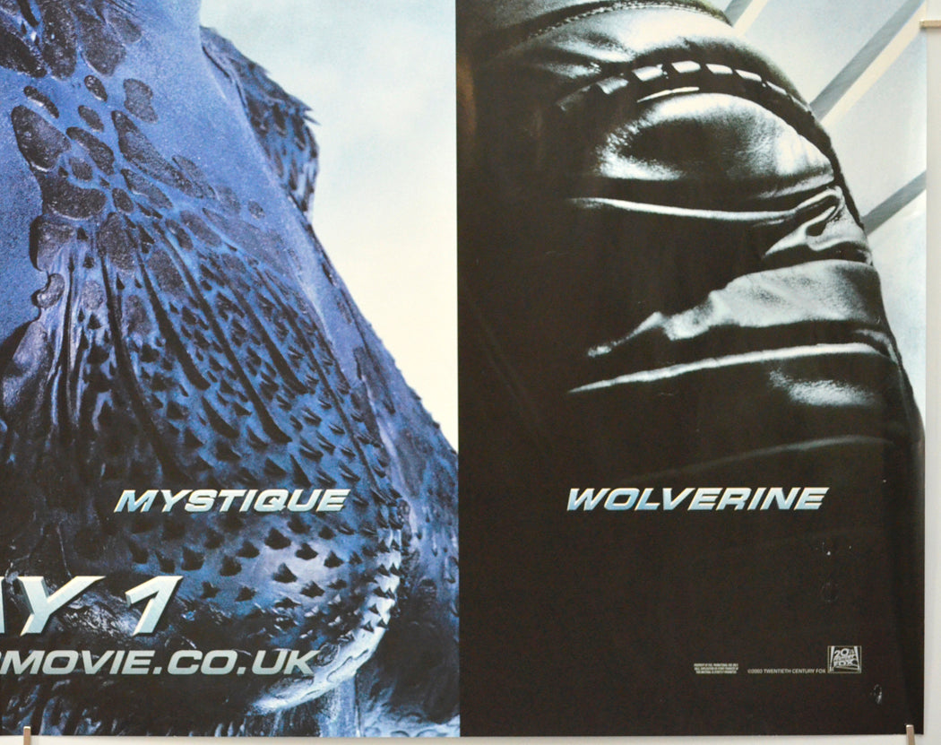 X-MEN 2 (Bottom Right) Cinema Quad Movie Poster 