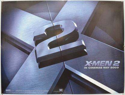 X-Men 2 (Teaser / Advance Version) - Original Quad Poster - Film Poster - Movie Poster