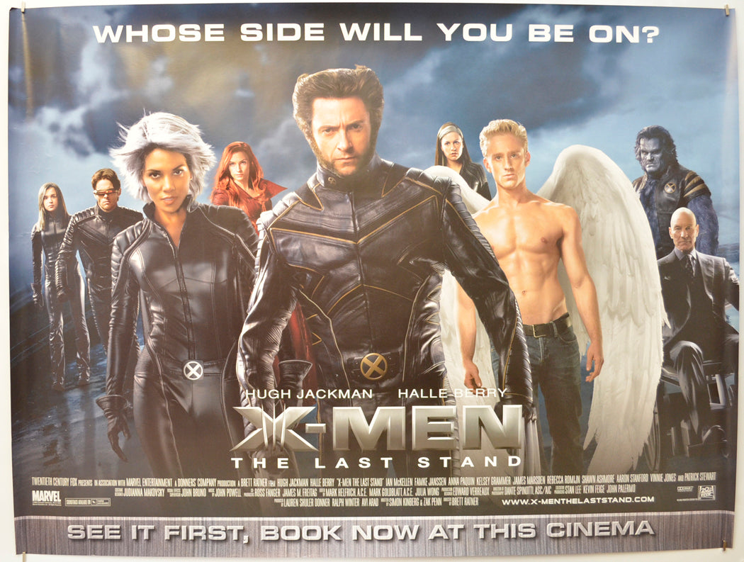 X-Men 3 : The Last Stand Original Quad Poster - Film Poster - Movie Poster  