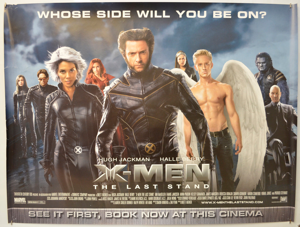 X-Men 3 : The Last Stand Original Quad Poster - Film Poster - Movie Poster  