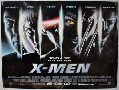 X-Men Original Quad Poster - Film Poster - Movie Poster