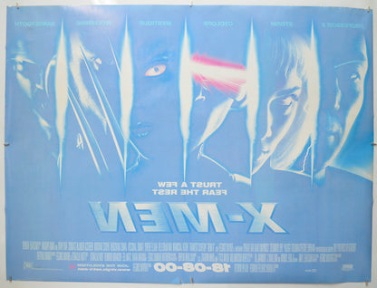 X-MEN (Back) Cinema Quad Movie Poster 