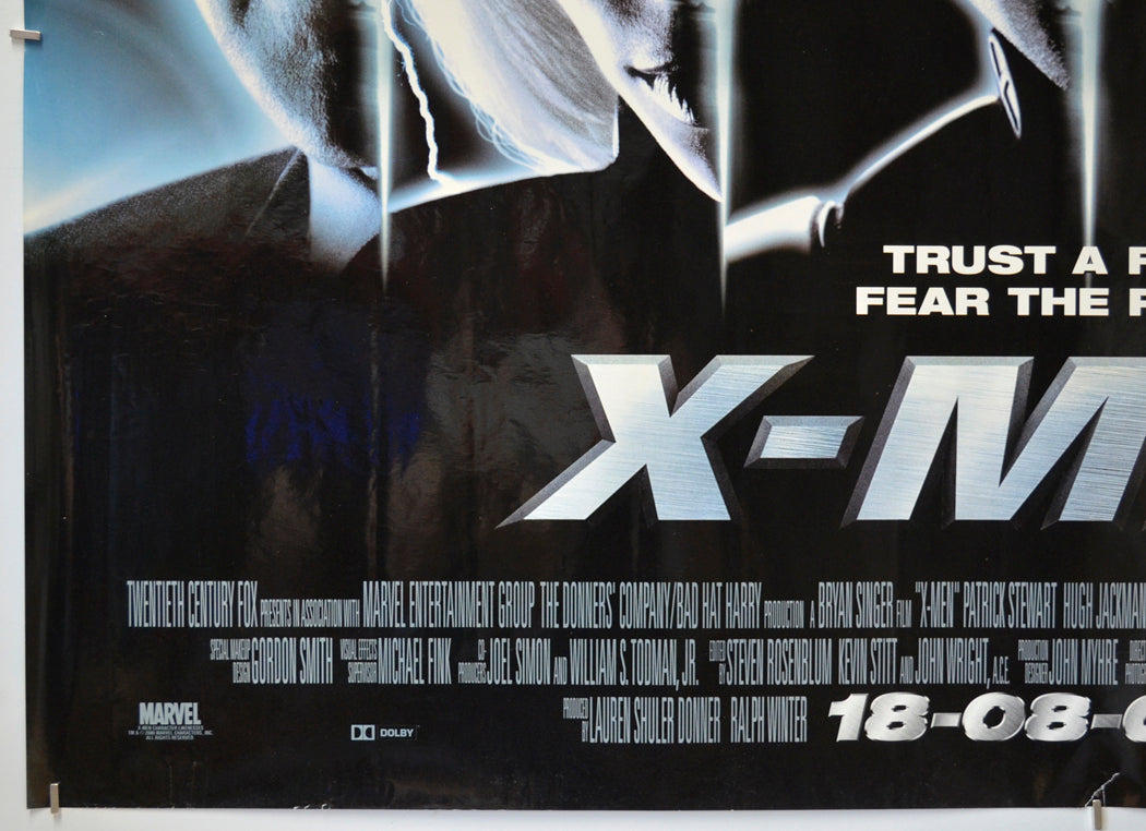 X-MEN (Bottom Left) Cinema Quad Movie Poster 