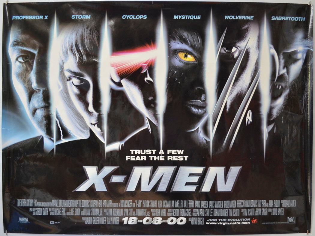 X-Men Original Quad Poster - Film Poster - Movie Poster