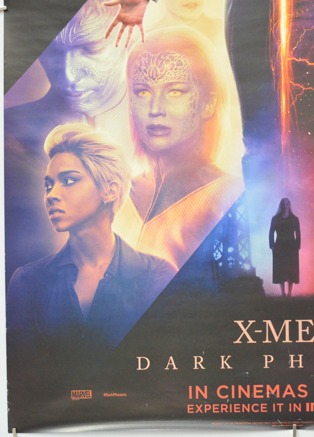 X-MEN: DARK PHOENIX (Bottom Left) Cinema One Sheet Movie Poster 