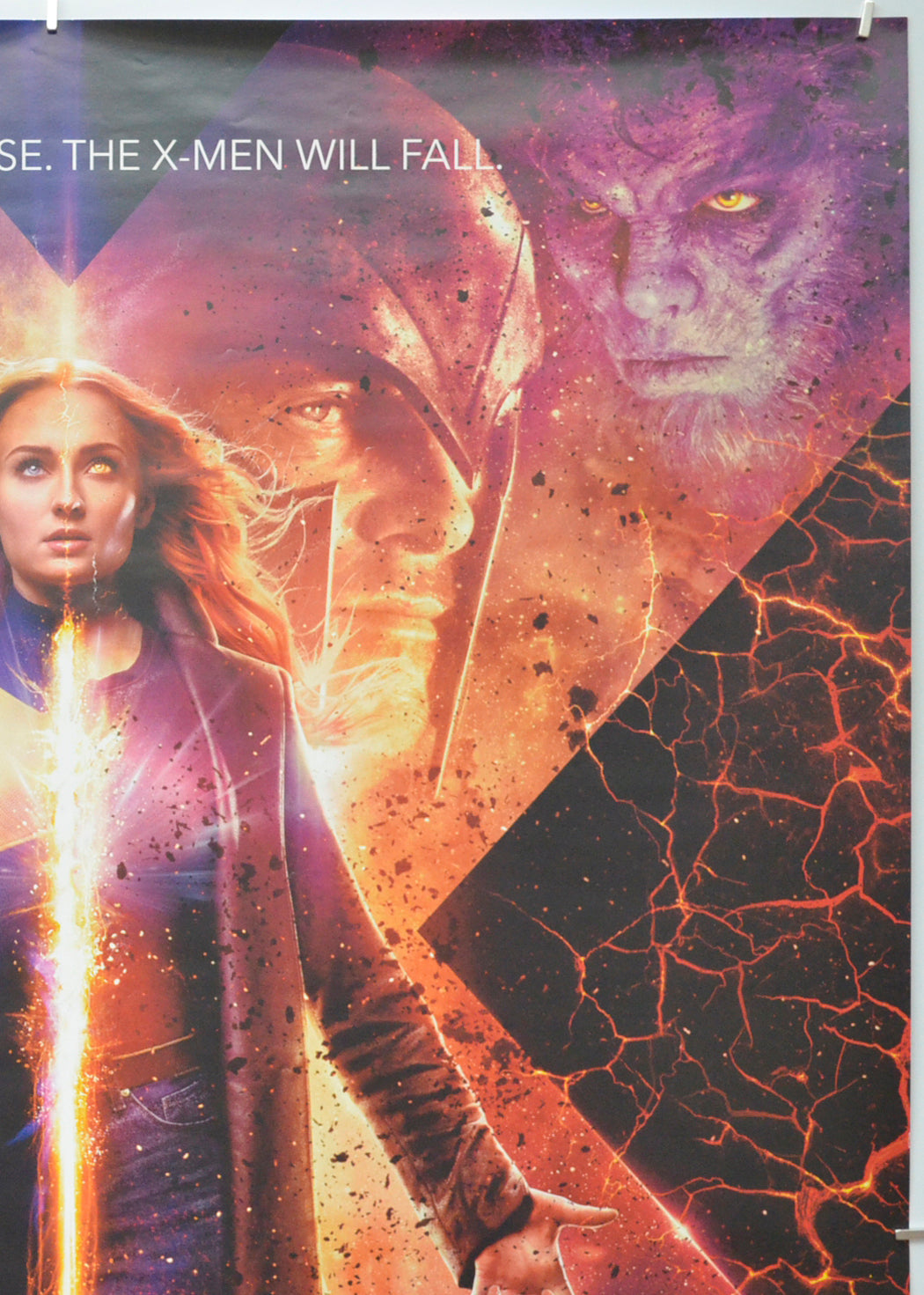 X-MEN: DARK PHOENIX (Top Right) Cinema One Sheet Movie Poster 