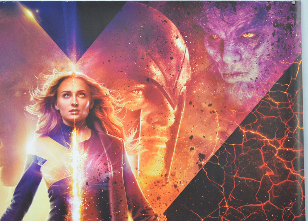 X-MEN: DARK PHOENIX (Top Right) Cinema Quad Movie Poster 