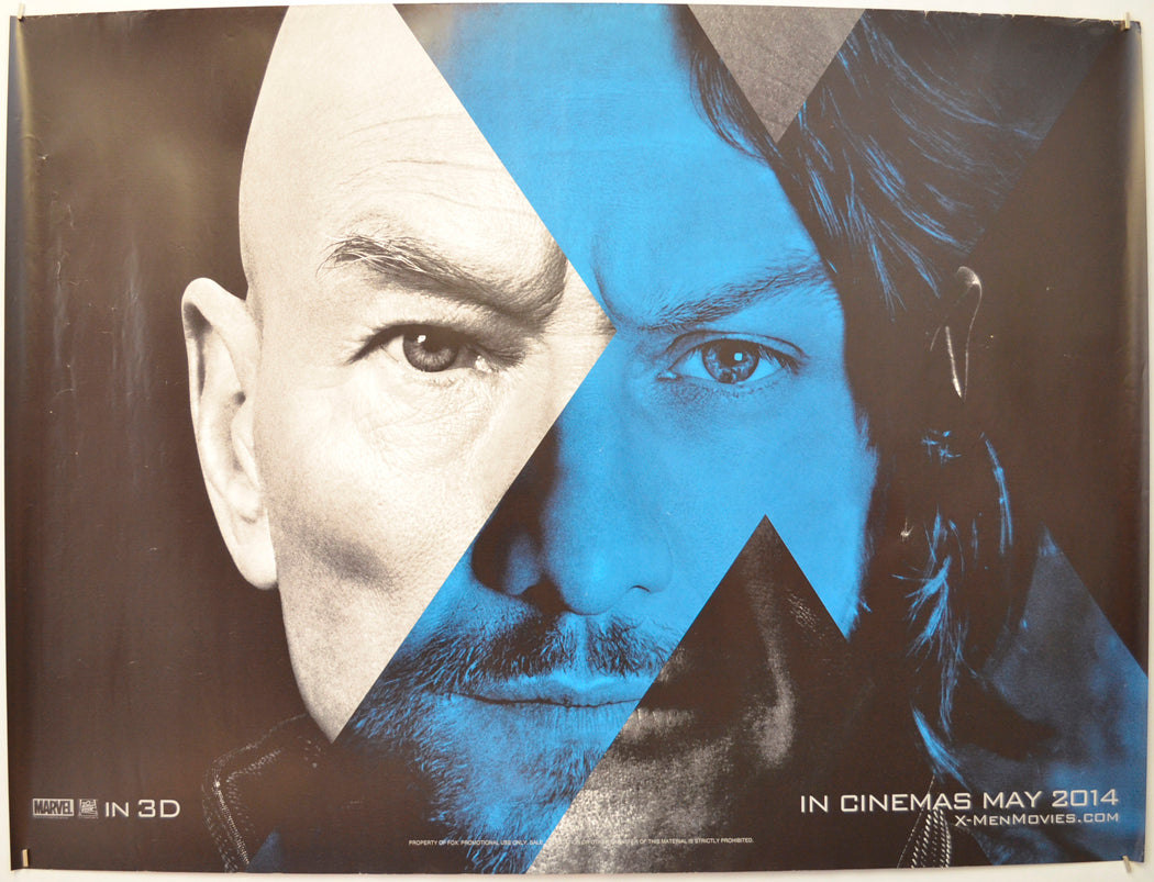 X-Men: Days Of Future Past (Xavier Teaser / Advance Version)  Original Quad Poster - Film Poster - Movie Poster