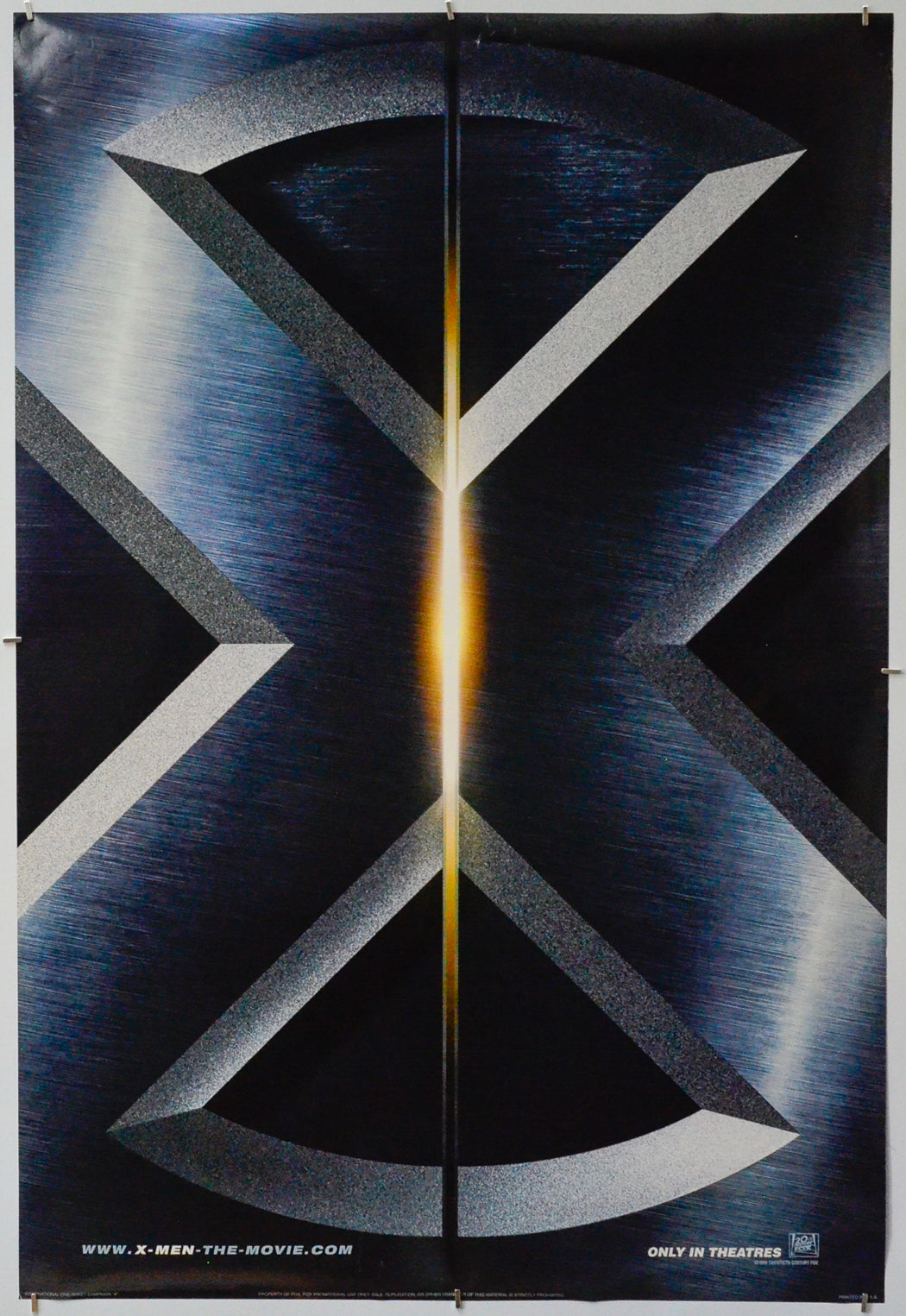 X-Men - Original One Sheet Poster - Film Poster - Movie Poster 