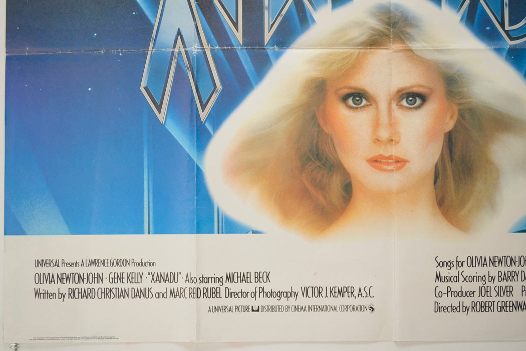 XANADU (Bottom Left) Cinema Quad Movie Poster 