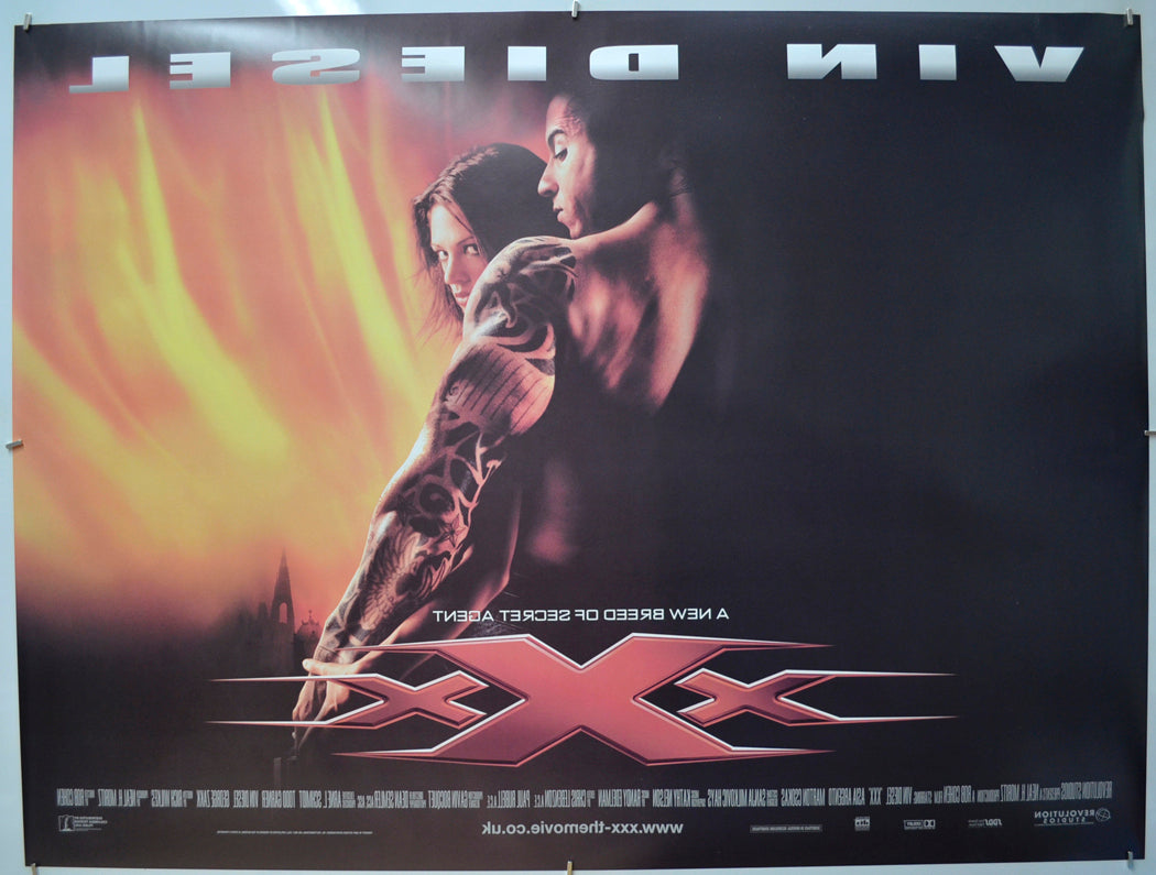 XXX (Back) Cinema Quad Movie Poster 