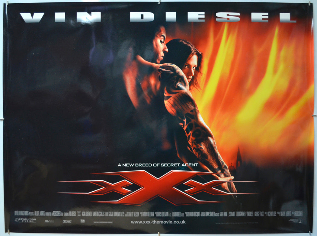 XXX Original Quad Poster - Film Poster - Movie Poster