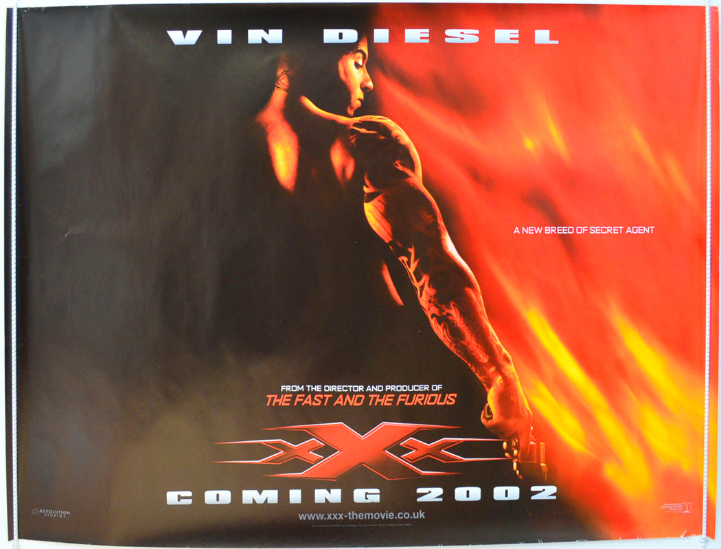 XXX  Original British Quad Poster - Film Poster - Movie Poster 