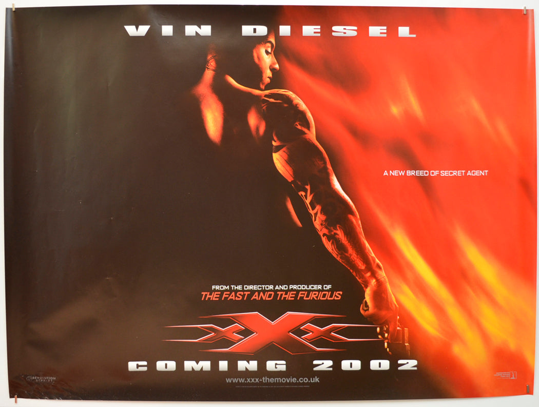 XXX  (Teaser / Advance Version)   Original Quad Poster - Film Poster - Movie Poster